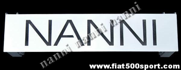 Alzacofano Fiat 500 NANNI cromato. Art.0005A