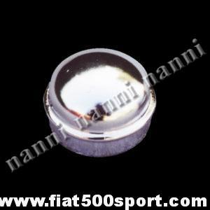 Coppetta Fiat 500 coprimozzo cromata.