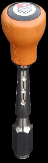 Leva cambio Fiat 500 Fiat 126 Giannini con pomello color ocra. Art.0042B