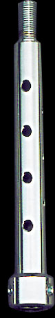 Leva cambio Abarth cromata con grani di fissaggio per Fiat 500. Art.0043