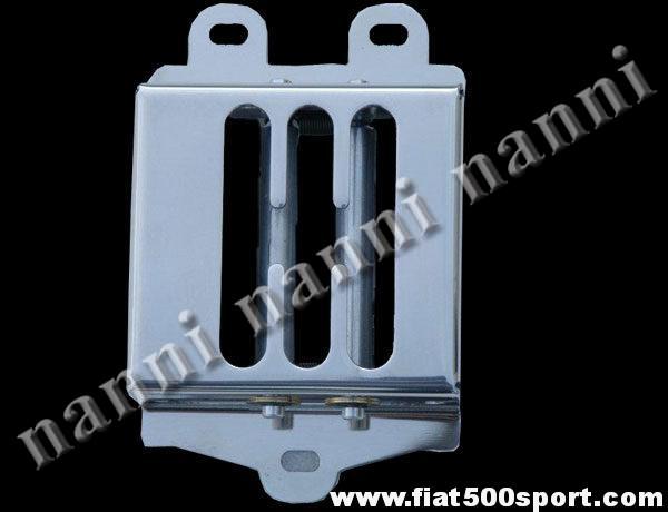 Selettore Fiat 500 Fiat 126 leva cambio 5 marce in acciaio inox lucidato. Art.0071