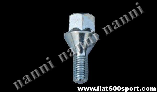 Bullone conico ruote Fiat 500 Fiat 126 prima serie. Art.0107A