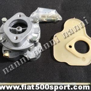 Collettore di aspirazione potenziato con ventola per carburatori Weber da 28 mm. Art. 0130