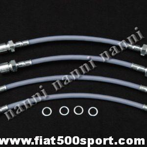 Art. 0193 - Tubi freno Fiat 500 Fiat 126 in materiale aeronautico. - Tubi freno Fiat 500 Fiat 126 aeronautici per viaggiare sempre sicuri. La frenata e’ immediata.(kit 4 pezzi).
Art. 0193 - Tubi freno Fiat 500 Fiat 126 in materiale aeronautico. - Tubi freno Fiat 500 Fiat 126 aeronautici per viaggiare sempre sicuri. La frenata e’ immediata.(kit 4 pezzi).