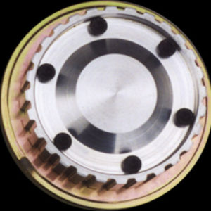 Puleggia motore Fiat 500 Fiat 126 NANNI dentata in ergal con filtro centrifugo. Art. 0203