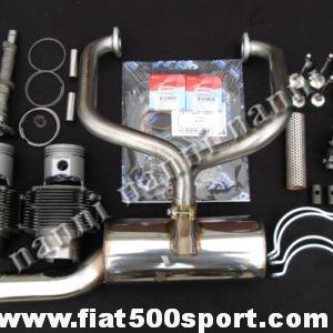 NANNI complete piston liner kit for upgrading Fiat 500 R engine (650 cc. 40 HP). Art. 0251R