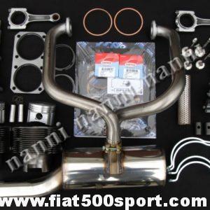 NANNI complete piston-liner kit for up-grading Fiat 500 F/L engine (700 CC 40 HP). Art. 0252