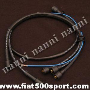Serie cavi candele Fiat 500 Fiat 126 al silicone. Art. 0447V