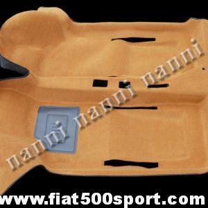 Moquette Fiat 500 /126 originale color ocra. Art. 0508brown