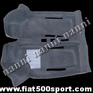 Moquette Fiat 500/126 originale nera. Art. 0508nero