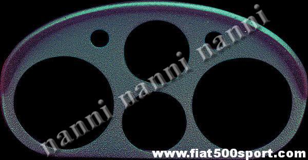 Portastrumenti Giannini 500 L a semiluna (contagiri e contachilometri Ø 80 mm). Art.0712