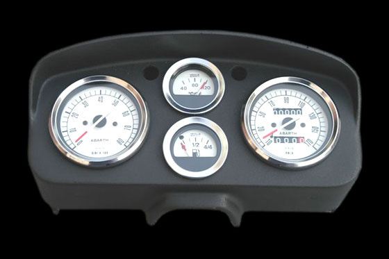Art. 0721bia - Cruscotto Fiat Abarth 500 D / F / R completo. - Cruscotto Abarth 500 D / F / R completo
di contagiri e contachilometri Bianchi
Ø 80 mm, 2 manometri a scelta e luci spia verde e rossa. Tutto materiale nuovo, costruito in Italia.
Art. 0721bia - Cruscotto Fiat Abarth 500 D / F / R completo. - Cruscotto Abarth 500 D / F / R completo
di contagiri e contachilometri Bianchi
Ø 80 mm, 2 manometri a scelta e luci spia verde e rossa. Tutto materiale nuovo, costruito in Italia.