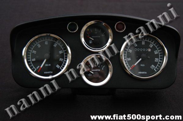 Art. 0721nero - Cruscotto Abarth 500 D / F / R completo. - Cruscotto Abarth 500 D / F / R completo
di contagiri e contachilometri Neri
Ø 80 mm, 2 manometri a scelta e luci spia verde e rossa. Tutto materiale nuovo, costruito in Italia.
Art. 0721nero - Cruscotto Abarth 500 D / F / R completo. - Cruscotto Abarth 500 D / F / R completo
di contagiri e contachilometri Neri
Ø 80 mm, 2 manometri a scelta e luci spia verde e rossa. Tutto materiale nuovo, costruito in Italia.