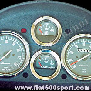 Art. 0726 - Cruscotto Giannini 500 L completo. - Cruscotto Giannini 500 L completo
(Contagiri e contachilometri Ø 80 mm. 2 manometri a scelta e luci spia verde e rossa) Tutto materiale nuovo, costruito in Italia.
Art. 0726 - Cruscotto Giannini 500 L completo. - Cruscotto Giannini 500 L completo
(Contagiri e contachilometri Ø 80 mm. 2 manometri a scelta e luci spia verde e rossa) Tutto materiale nuovo, costruito in Italia.