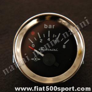 Art. 0771G - Manometro Giannini pressione olio nero,nuovo, diametro 52 mm. - Manometro Giannini pressione olio con quadrante nero, nuovo, diametro 52 mm.
Art. 0771G - Manometro Giannini pressione olio nero,nuovo, diametro 52 mm. - Manometro Giannini pressione olio con quadrante nero, nuovo, diametro 52 mm.