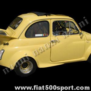 Bonnet rear Fiat 500 NANNI  Porsche style fiberglass with spoiler.