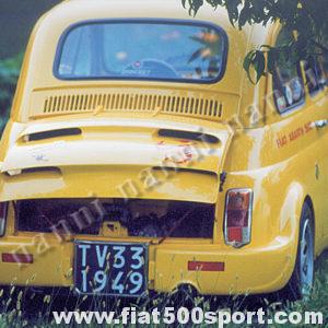 Bumper rear Fiat 500 NANNI  fiberglass.