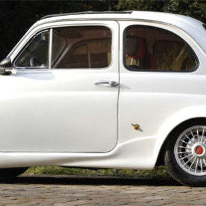 Fiat 500 NANNI set of fiberglass “miniskirts” for big wheel arches.
