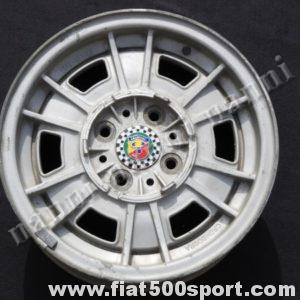 Serie ruote Fiat 131 Abarth Cromodora originali in magnesio da 13 pollici x 5 pollici. Art. 0901