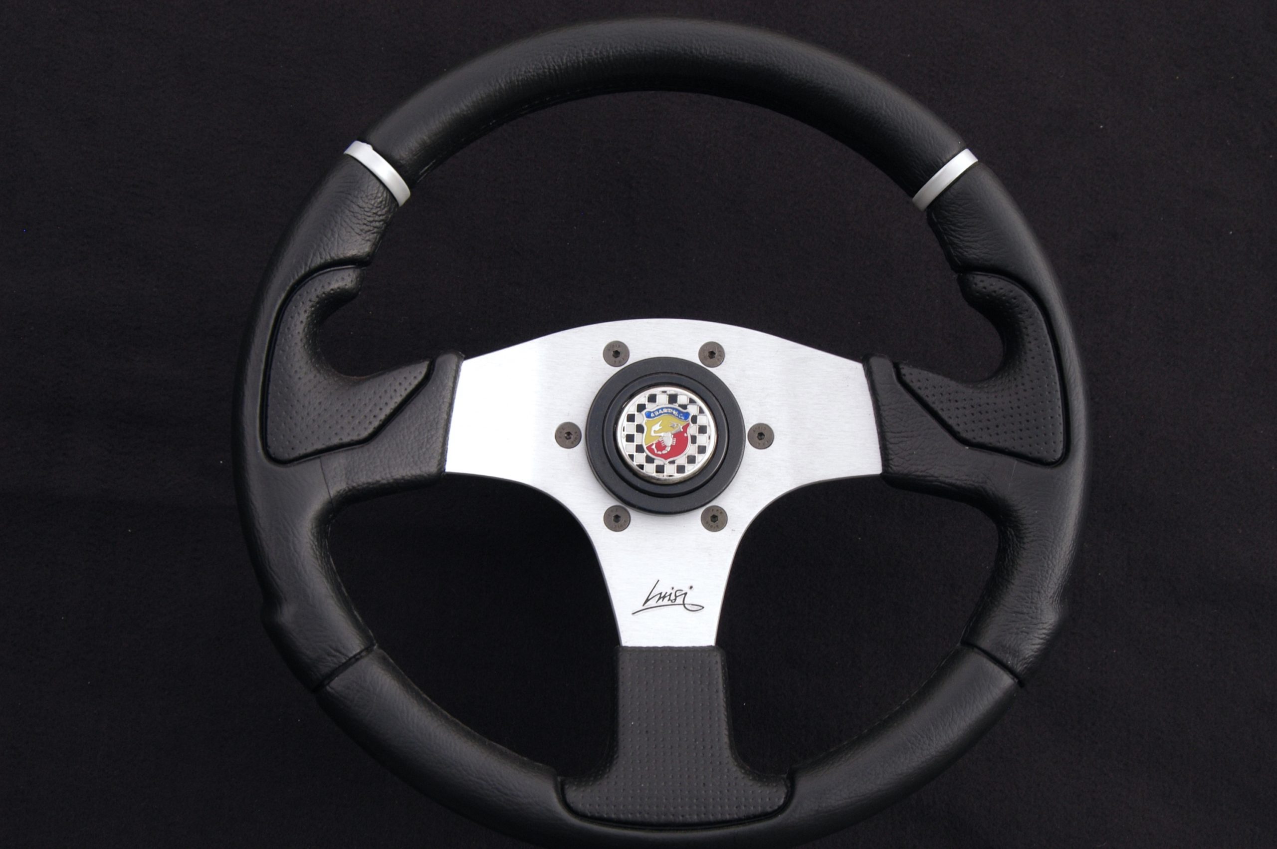 FIAT 500 ABARTH schwarze rechteckige Basis Antenne 6 mm Gewinde SIMONI  RACING - L'Accessorauto SRLS