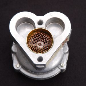 Collettore di aspirazione potenziato con ventola per carburatori Weber da 28 mm. Art. 0130
