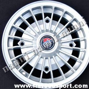 Fiat 500 Fiat 126 first model Giannini light alloy wheel 4,5” x 12” with  bolts.