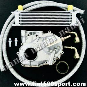 Fiat 500 Fiat 126 apply complete kit for oil cooler NANNI. This timing case must to be coupled with the original oil pump Fiat item 0256P
