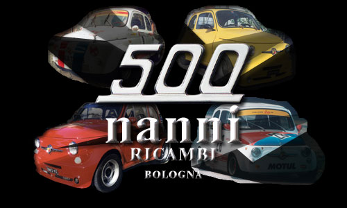 Fiat 500 sport Nanni Ricambi Dal 1960 siamo specializzati nella costruzione di ricambi e accessori sportivi e corsa per: ABARTH 595/695 GIANNINI 500/590/650/700 FIAT 500 D/F/L/R – 126 GIARDINIERA