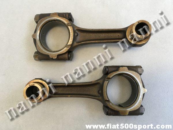 Bielle Fiat 500 Fiat 126 usate in acciaio lunghe 120 mm. Art.0293U