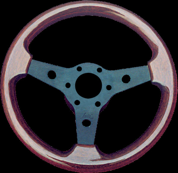 Volante OSCULATI Bliz - Legno Mogano Lucido, Per Barche