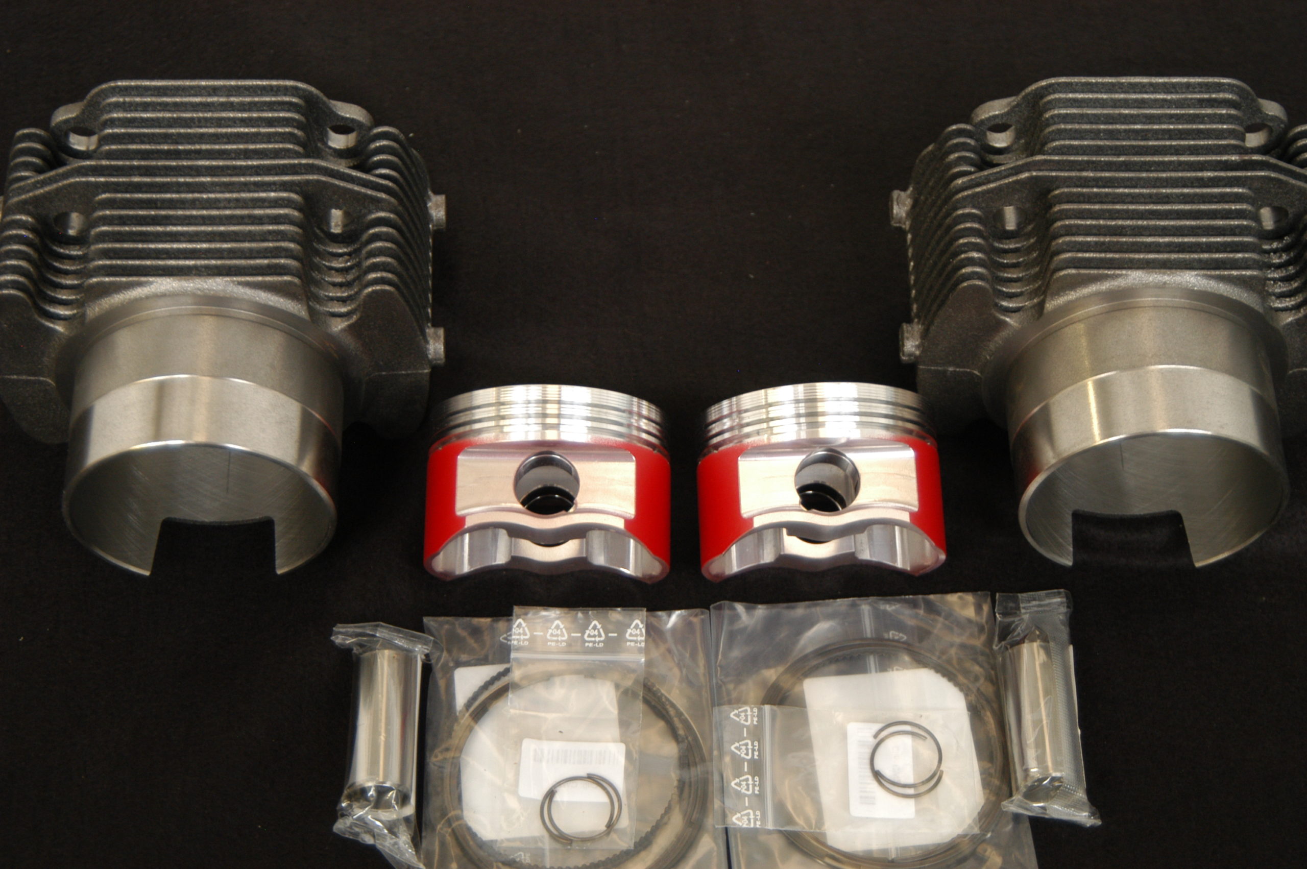 Piston liner kit Fiat 500R 595 cc. diam. 73,5 mm. with Nanni
