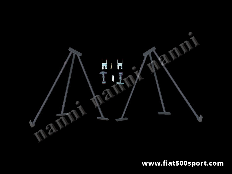 Art. 0006 - Fiat 500 Abarth pair competition style rear hood supports with pair miniature rubber . - Fiat 500 Abarth pair competition style rear hood supports with pair miniature rubber.
Art. 0006 - Fiat 500 Abarth pair competition style rear hood supports with pair miniature rubber . - Fiat 500 Abarth pair competition style rear hood supports with pair miniature rubber.
