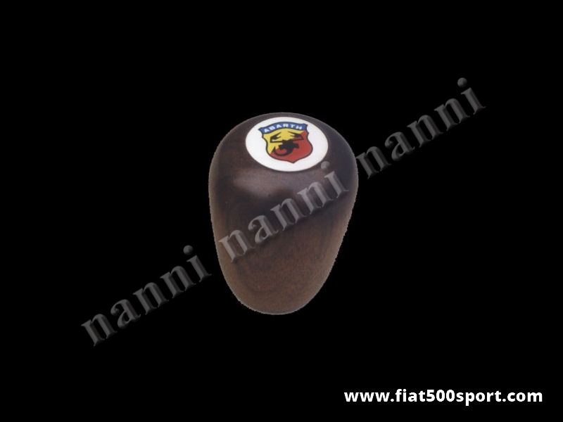 Art. 0029 - Fiat 500 Fiat 126 Abarth mahogany gear knob. - Fiat 500 Fiat 126 Abarth mahogany gear knob.
