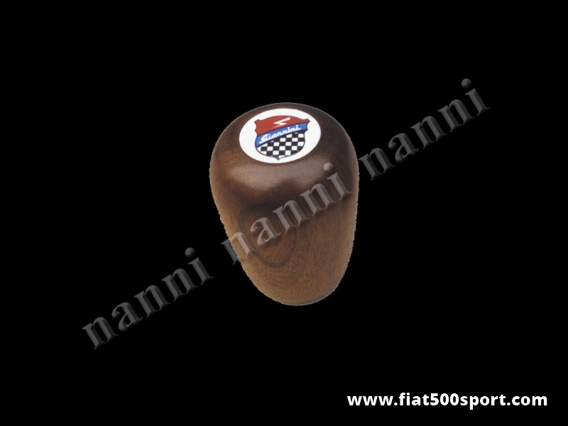 Art. 0030 - Fiat 500 Fiat 126 Giannini mahogany gear knob. - Fiat 500 Fiat 126 Giannini mahogany gear knob.
