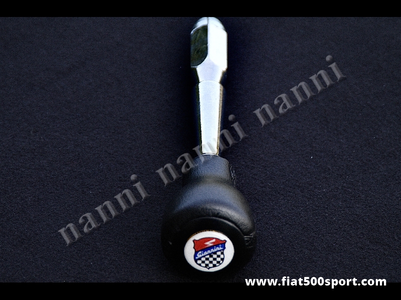 Art. 0042 - Fiat 500 Fiat 126 Giannini speed change lever with poliuretane ballgrip. - Fiat 500 Fiat 126 Giannini speed change lever with poliuretane ballgrip.
