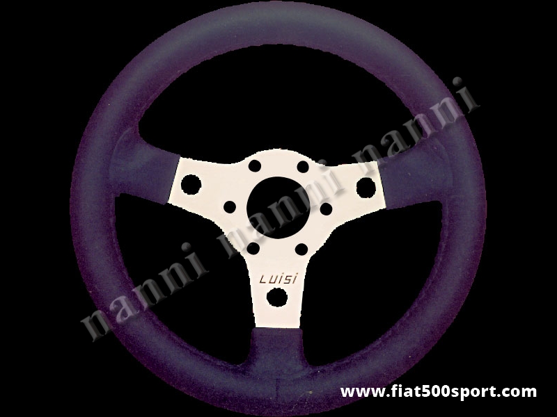Art. 0100 - Volante in pelle nera razze satinate. Diametro 315 mm. - Volante in pelle con razze satinate. Diametro 315 mm.
Art. 0100 - Volante in pelle nera razze satinate. Diametro 315 mm. - Volante in pelle con razze satinate. Diametro 315 mm.