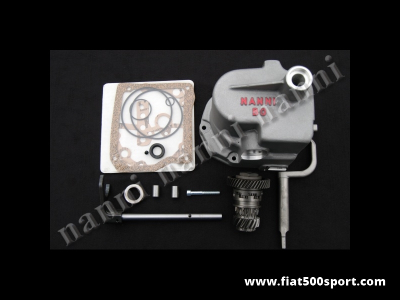 Art. 0110A - Quinta marcia Fiat 500 NANNI con guarnizioni. - 5°marcia per cambio Fiat 500. (Senza terza e quarta marcia corte) È prodotta con materiali di altissima qualità di nostra produzione. Comprende ogni cosa occorra per il montaggio e un manuale di istruzioni dettagliatissimo. Rapporto 5° marcia 42/31.
Art. 0110A - Quinta marcia Fiat 500 NANNI con guarnizioni. - 5°marcia per cambio Fiat 500. (Senza terza e quarta marcia corte) È prodotta con materiali di altissima qualità di nostra produzione. Comprende ogni cosa occorra per il montaggio e un manuale di istruzioni dettagliatissimo. Rapporto 5° marcia 42/31.