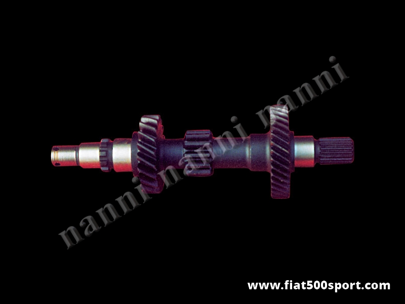 Art. 0119 - Albero primario cambio Fiat 500 NANNI con 3ª e 4ª molto corta. - Albero primario cambio Fiat 500 NANNI con 3ª e 4ª molto corta in acciaio temperato. Rapporto 3°marcia 19/26. L’ingranaggio della 4°marcia ha 22 denti anziché 24.
Art. 0119 - Albero primario cambio Fiat 500 NANNI con 3ª e 4ª molto corta. - Albero primario cambio Fiat 500 NANNI con 3ª e 4ª molto corta in acciaio temperato. Rapporto 3°marcia 19/26. L’ingranaggio della 4°marcia ha 22 denti anziché 24.