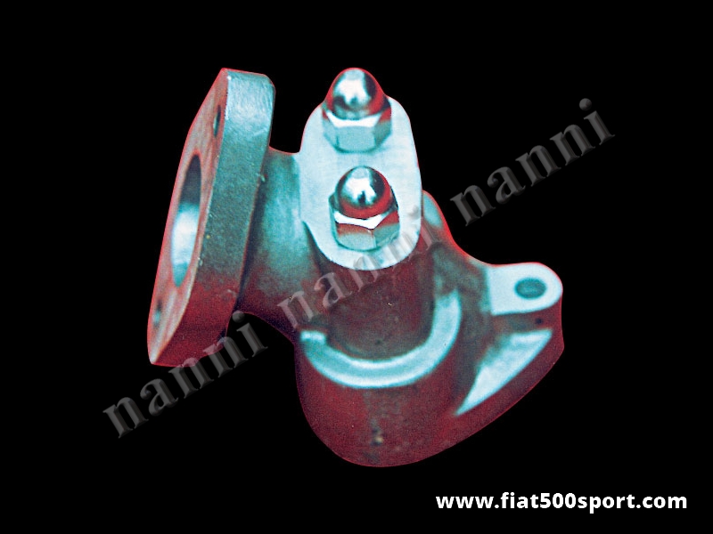 Art. 0132 - Collettore Fiat 500 Fiat 126 NANNI per carburatore Dell’Orto FZD con dadi e perni difissaggio - Collettore d’aspirazione Fiat 500 Fiat 126 NANNI per carburatore inclinato Dell’Orto FZD 32/28 ,FZD 32/26, FZD 30/24, con dadi e perni di fissaggio.
