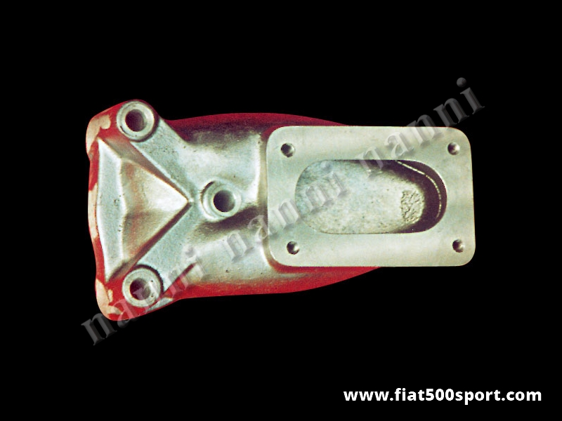 Art. 0134 - Collettore Fiat 500 Fiat 126 d’aspirazione NANNI per montare carburatore e testata Panda 30 su motore 500/126 - Collettore d’aspirazione Fiat 500 Fiat 126 NANNI per montare carburatore e testata Panda 30 su motore 500/126. Mantiene il carburatore perfettamente orizzontale.
