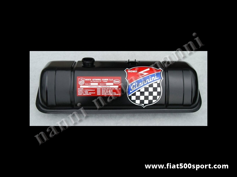 Art. 0141g - Serbatoio benzina Fiat 500 Giannini nuovo in Acciaio con paratie interne antisbattimento. - Serbatoio benzina Fiat 500 Giannini nuovo in Acciaio con paratie interne antisbattimento, prodotto in Italia.

