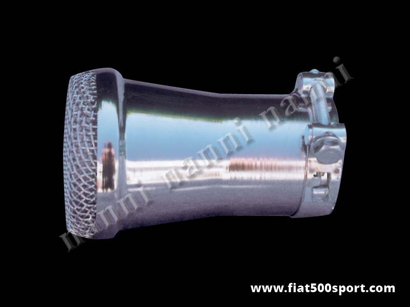 Art. 0146 - Fiat 500 Fiat 126 steel admission pipe with net for  original carburettor. - Fiat 500 Fiat 126 steel admission pipe with net for original carburettor.
