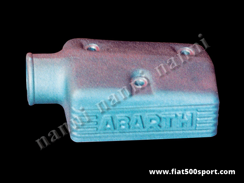 Art. 0151 - Scatola Fiat 500 Fiat 126 Abarth presa aria in alluminio per carburatore Weber 30 DIC - Scatola presa aria Fiat 500 Fiat 126 Abarth in alluminio per carburatore Weber 30 DIC. Questa scatola ha un’altezza massima di 52 mm. Occorre uno spessore abbassa motore art. 0446.
