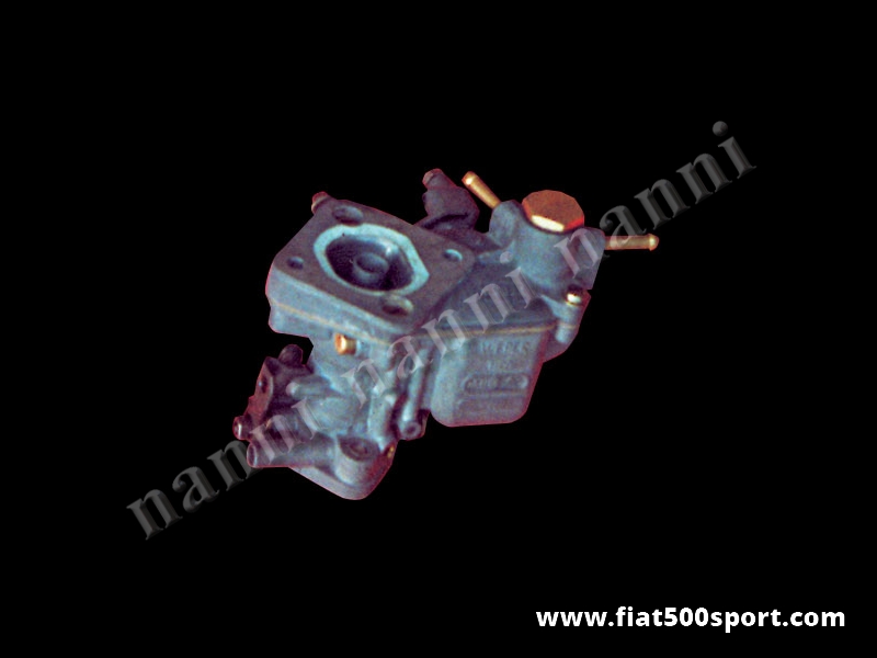 Art. 0163 - Carburatore Fiat 500 Fiat  126 nuovo  Ø 28 mm Weber modificato NANNI (diffusore diam. 24 m.m.) - Carburatore nuovo per Fiat 500 Fiat 126 Ø 28 mm. Weber modificato NANNI (diffusore diam. 24 m.m.) Con questo carburatore occorre anche il tubo forato art. 0164 qualora venga collegato al filtro aria originale.
