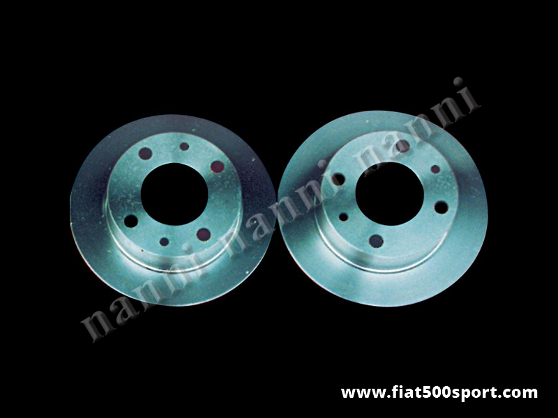 Art. 0186 - Fiat 500 Fiat 126 Fiat Giardiniera brake rotors for conversion kit 12”-13”. - Fiat 500 Fiat 126 Fiat Giardiniera brake rotors for conversion kit 12”-13”.
