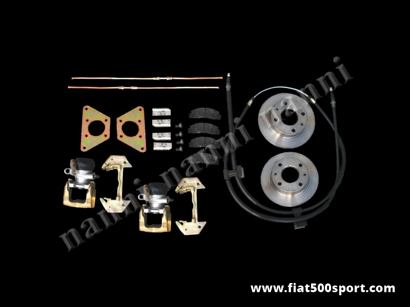 Art. 0187 - Fiat 126 and Giardiniera rear brake rotor conversion kit. - Fiat 126 and Giardiniera rear brake rotor conversion kit.
