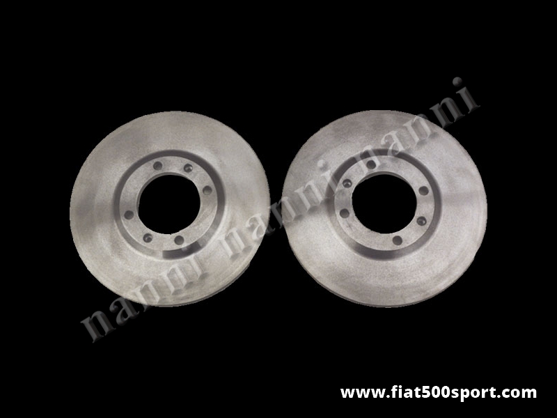Art. 0188 - Fiat 500 Fiat 126 Fiat Giardiniera front brake rotors for conversion kit 10” - Fiat 500 Fiat 126 Fiat Giardiniera front brake rotors for conversion kit 10”. (Art. 0182 and art. 0185).
