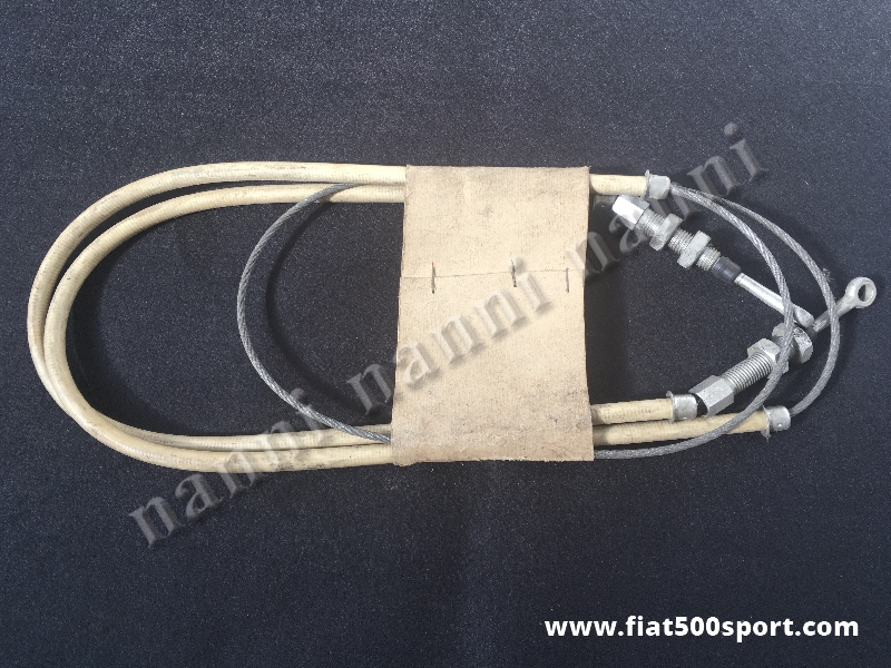 Art. 0194 - Fiat 500 Giardiniera and Bianchina Panoramica hand brake cable - Fiat 500 Giardiniera and Bianchina Panoramica hand brake cable.
