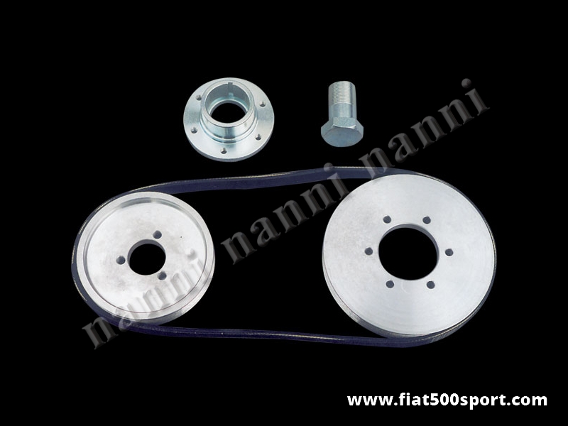 Art. 0207 - Pulegge Fiat 500 Fiat 126 NANNI e cinghia poli v per alternatore. (le puleggie in ergal hanno le stesse dimensioni delle puleggie originali). - Pulegge Fiat 500 Fiat 126 NANNI e cinghia poli v per alternatore. (le puleggie in ergal hanno le stesse dimensioni delle puleggie originali). Kit completo.
Art. 0207 - Pulegge Fiat 500 Fiat 126 NANNI e cinghia poli v per alternatore. (le puleggie in ergal hanno le stesse dimensioni delle puleggie originali). - Pulegge Fiat 500 Fiat 126 NANNI e cinghia poli v per alternatore. (le puleggie in ergal hanno le stesse dimensioni delle puleggie originali). Kit completo.