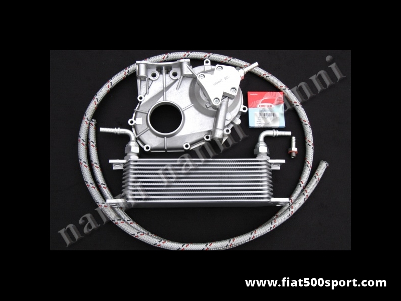 Art. 0215 - Raffreddamento motore Fiat 500 Fiat 126 con carter distribuzione nuovo NANNI per applicazione del radiatore dell’olio (per competizione) - Raffreddamento del motore Fiat 500 Fiat 126 con carter distribuzione nuovo NANNI completo di applicazione del radiatore dell’olio (per competizione). Comprende il carter nuovo modificato con supporto, radiatore, guarnizione, paraolio, raccordi e tubazioni. Per le misure del radiatore vedi l’art. 0217.
Art. 0215 - Raffreddamento motore Fiat 500 Fiat 126 con carter distribuzione nuovo NANNI per applicazione del radiatore dell’olio (per competizione) - Raffreddamento del motore Fiat 500 Fiat 126 con carter distribuzione nuovo NANNI completo di applicazione del radiatore dell’olio (per competizione). Comprende il carter nuovo modificato con supporto, radiatore, guarnizione, paraolio, raccordi e tubazioni. Per le misure del radiatore vedi l’art. 0217.